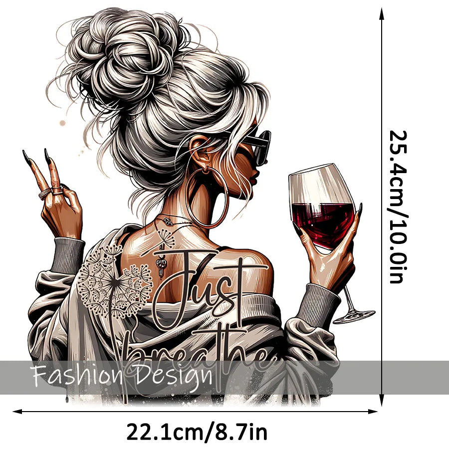 Trendy Vintage Retro Woman DRAMATIC