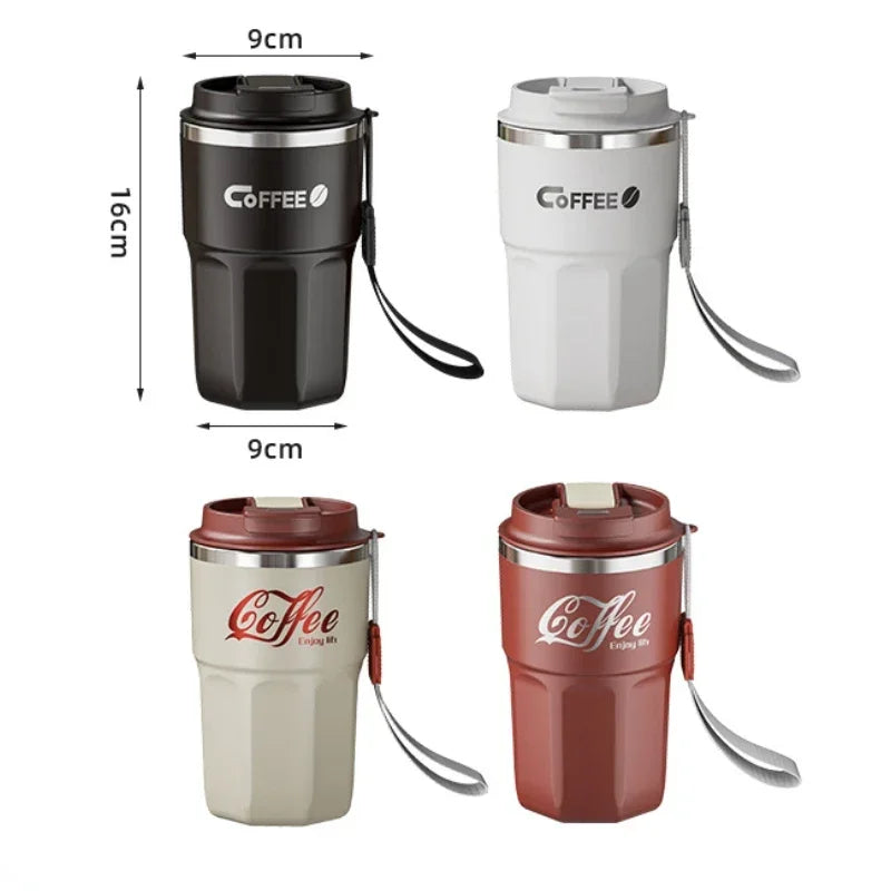 480ml Insulated Coffee Mug Stainless Steel