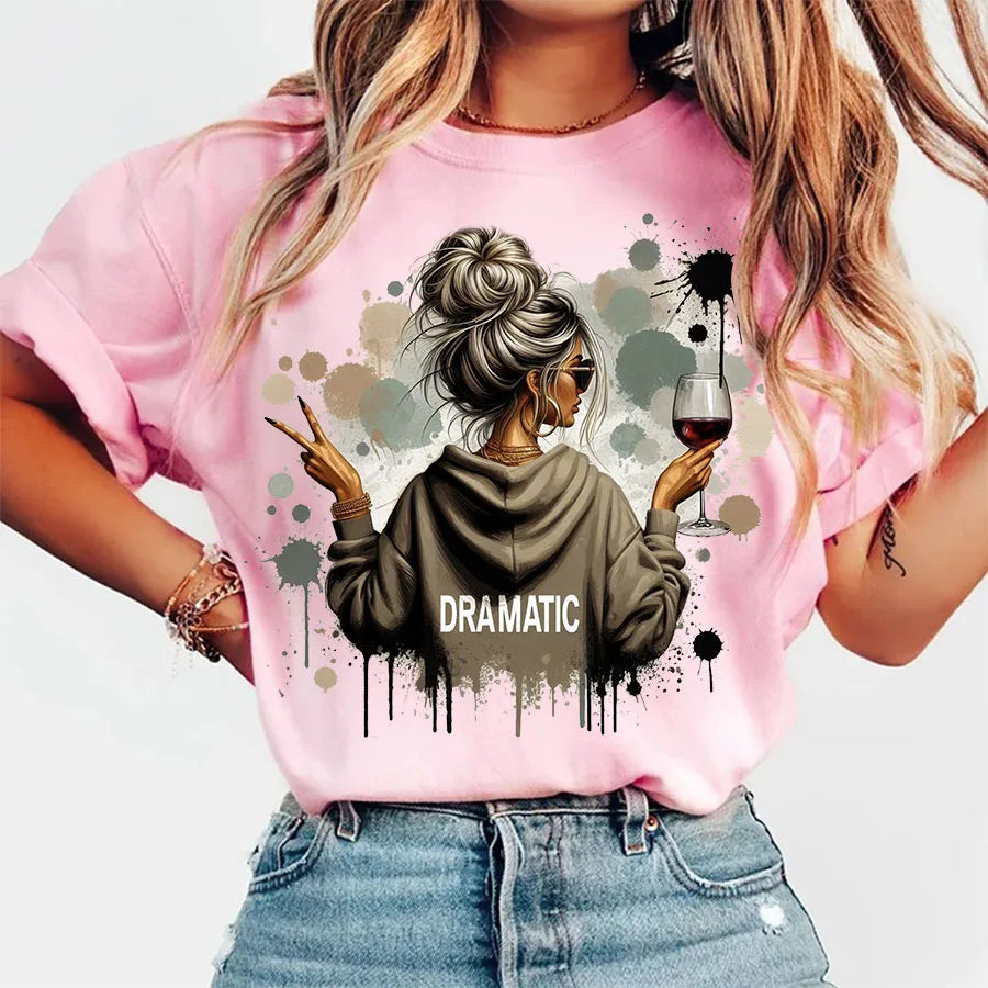 Trendy Vintage Retro Woman DRAMATIC