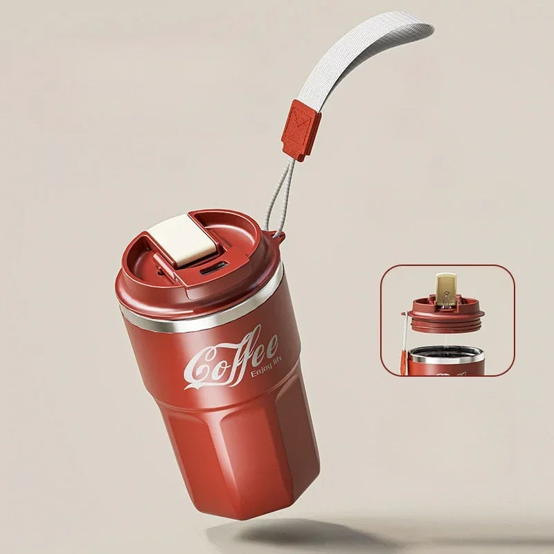 480ml Insulated Coffee Mug Stainless Steel