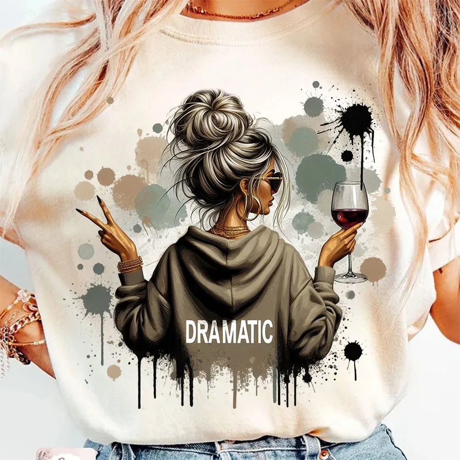 Trendy Vintage Retro Woman DRAMATIC