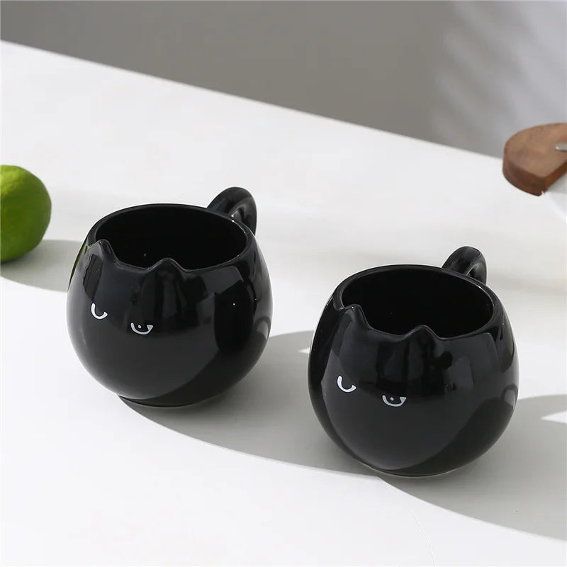 1PC cat shaped ceramic cup