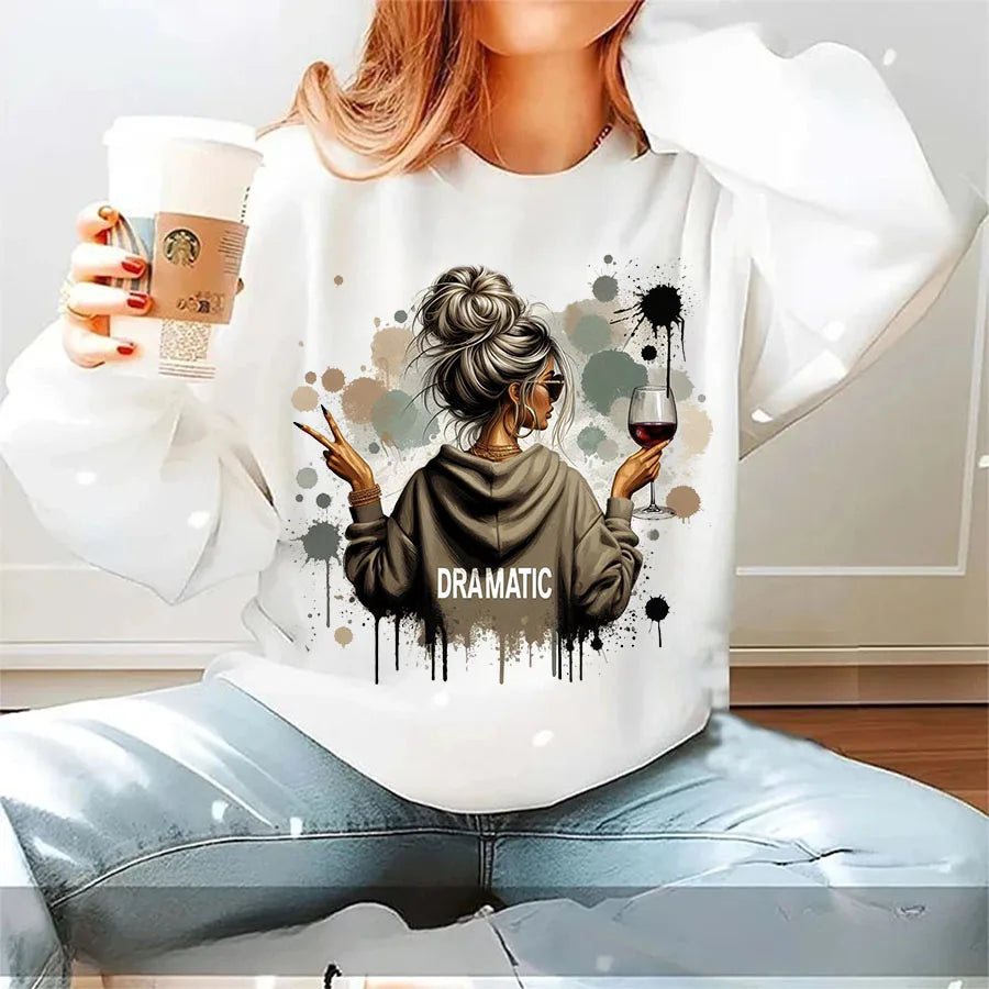 Trendy Vintage Retro Woman DRAMATIC