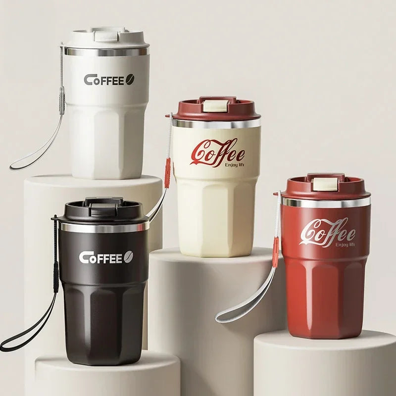 480ml Insulated Coffee Mug Stainless Steel