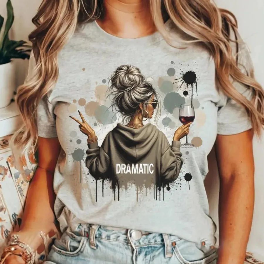Trendy Vintage Retro Woman DRAMATIC