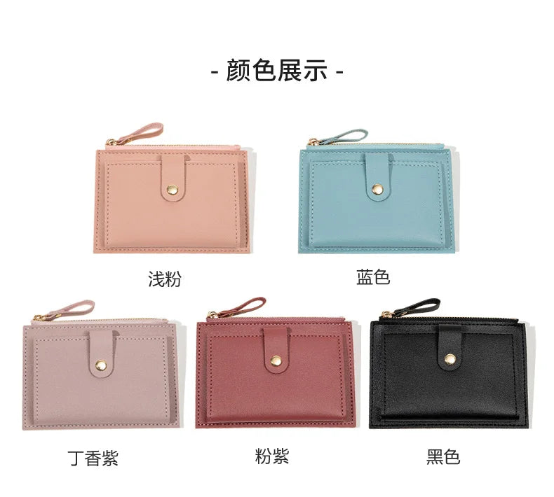 Minimalist Women's Ultra-Thin Card Wallet