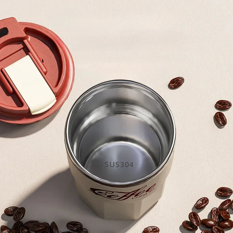480ml Insulated Coffee Mug Stainless Steel