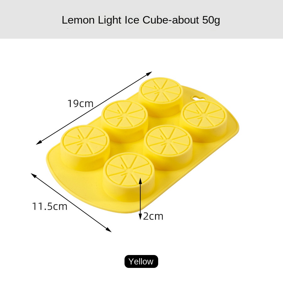 Jelly Yogurt Silicone Ice Cube Tray - Kitchen Fruit-Shaped Durable Cute Easy-to-Release Ice Mold - Image 5