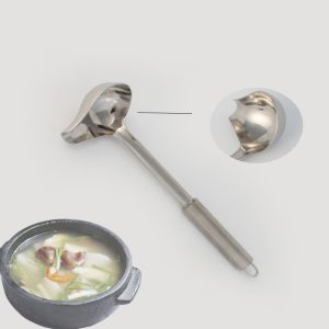 Kitchen Tools Stainless Steel Crooked Spoon Cooking Tools Spoon Shovel Long Handle Oil Spoon Soup Spoon Household Kitchenware Supplies