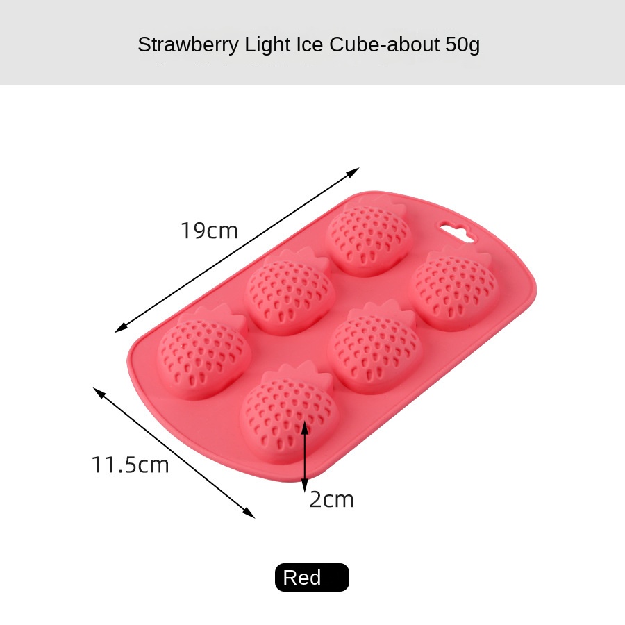 Jelly Yogurt Silicone Ice Cube Tray - Kitchen Fruit-Shaped Durable Cute Easy-to-Release Ice Mold - Image 4