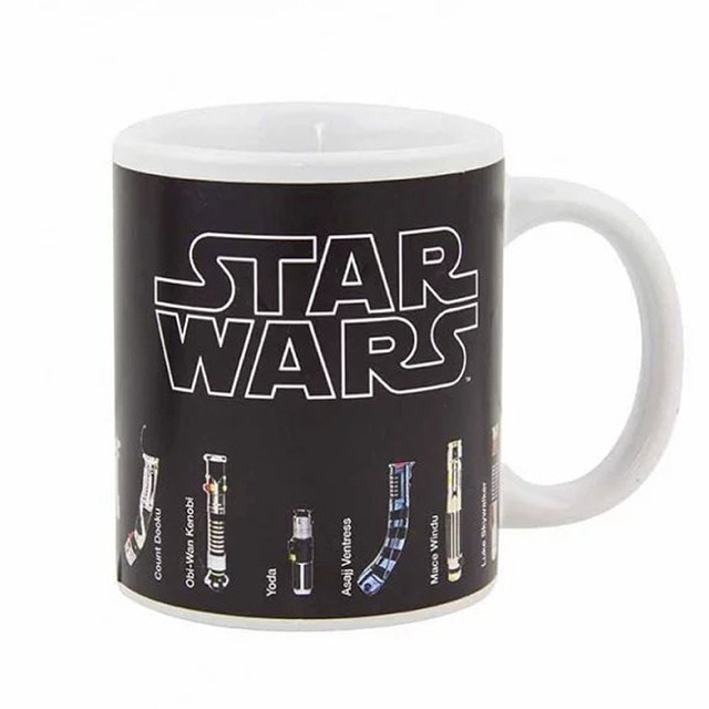 Star war color changing coffee mugs Lightsaber ceramic cups and mugs magic mark drinkware - Image 4