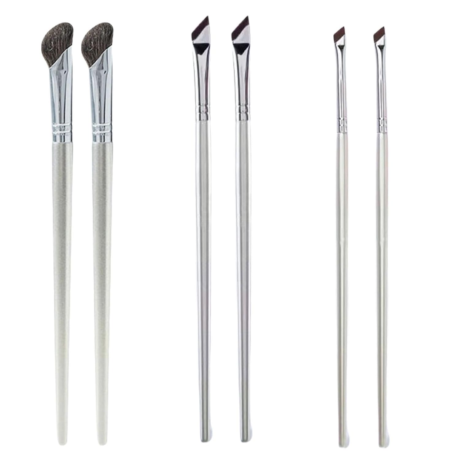 Linjinx High Quality Makeup Brush Collection – 6pcs/10pcs Soft Synthetic Brushes for Face & Eyes